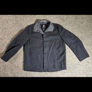 Victorinox wool jacket shirt open arm pits Medium